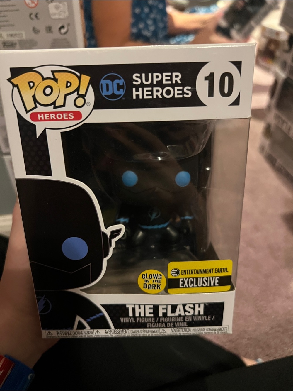 Funko Pop! Heroes The Flash Vinyl Figure - Black & Blue